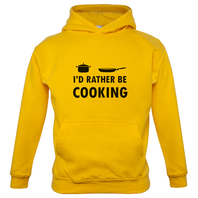 I'd Rather Be Cooking Kids T Shirt