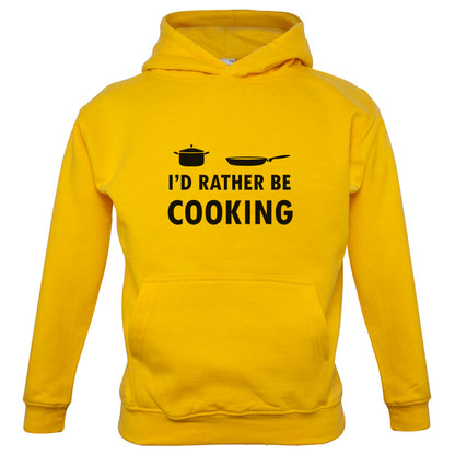 I'd Rather Be Cooking Kids T Shirt