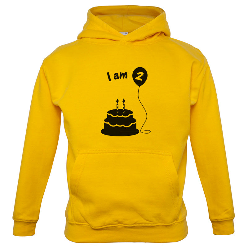 I Am 2 Kids Birthday Hoodie