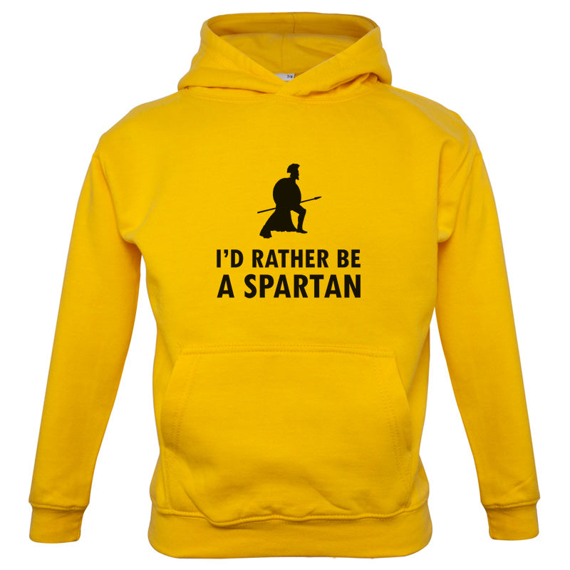 I'd Rather Be A Spartan Kids T Shirt