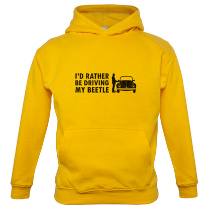 I'd Rather Be Driving My Beetle Kids T Shirt