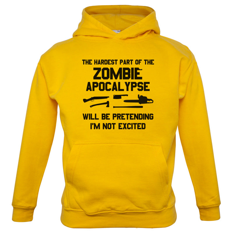 The Hardest Part Of The Zombie Apocalypse Kids T Shirt