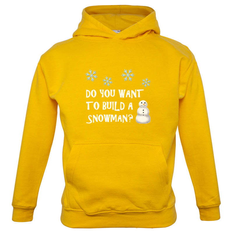 Do You Want To Build A Snowman Kids T Shirt