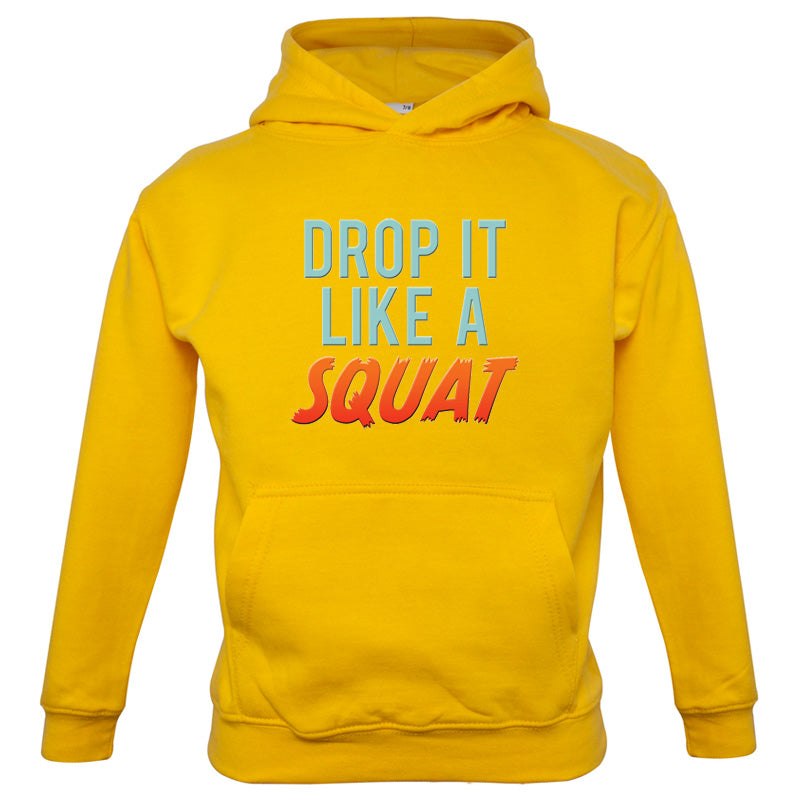 Drop It Like A Squat Kids T Shirt