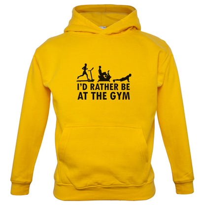 I'd Rather Be At The Gym Kids T Shirt