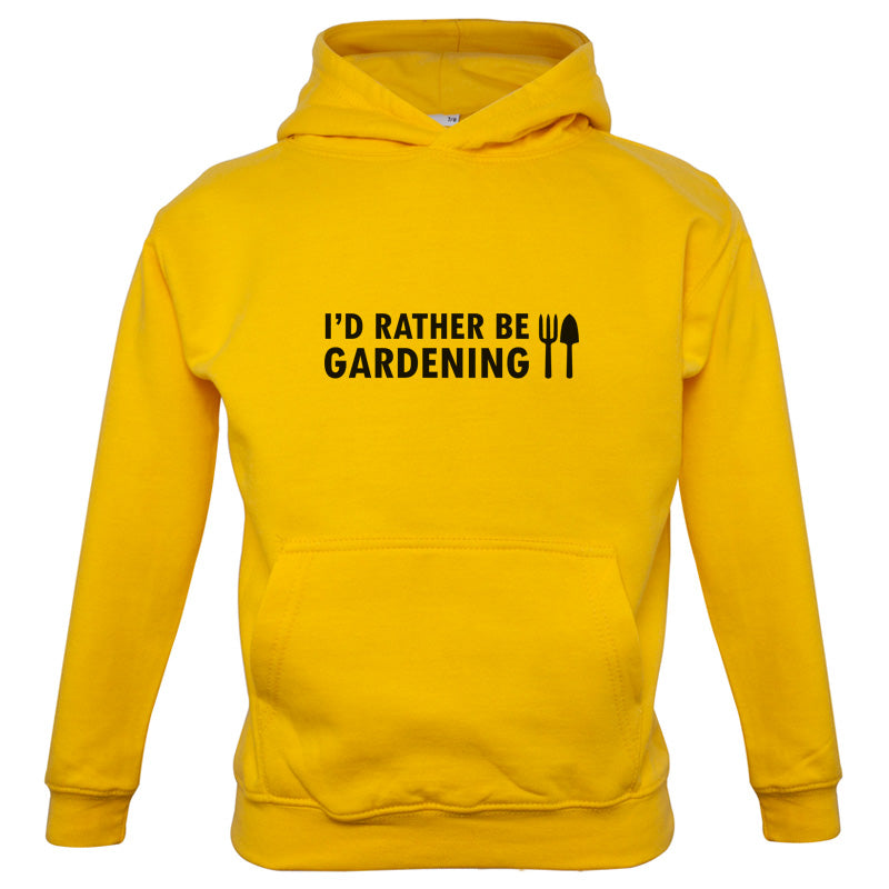 I'd Rather Be Gardening Kids T Shirt