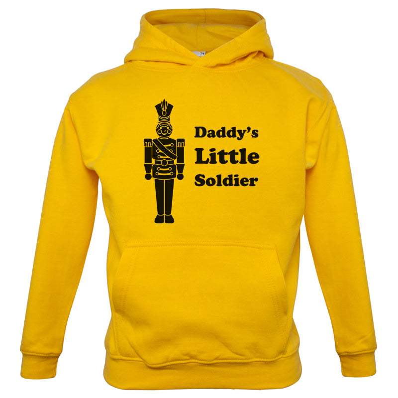 Daddy's Little Soldier Kids T Shirt