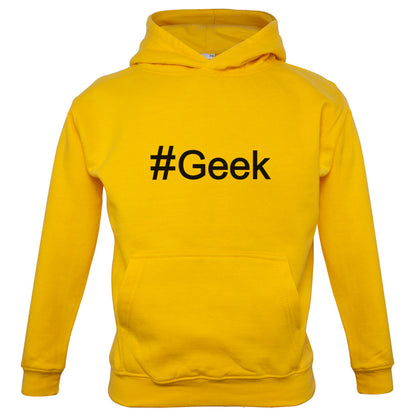 #Geek (Hashtag) Kids T Shirt