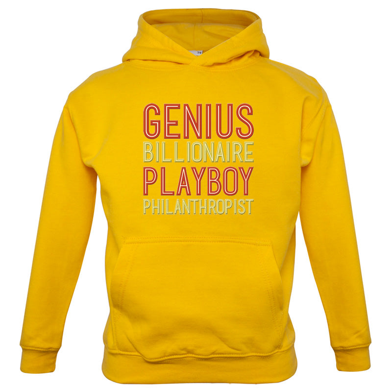 Genius Billionaire Playboy Philanthropist Kids T Shirt