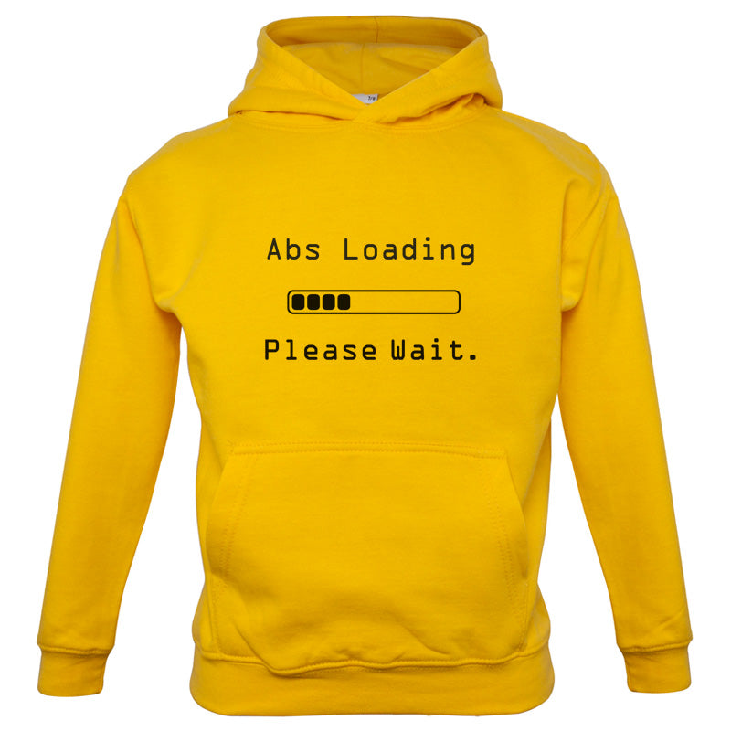 Abs Loading Please Wait Kids T Shirt