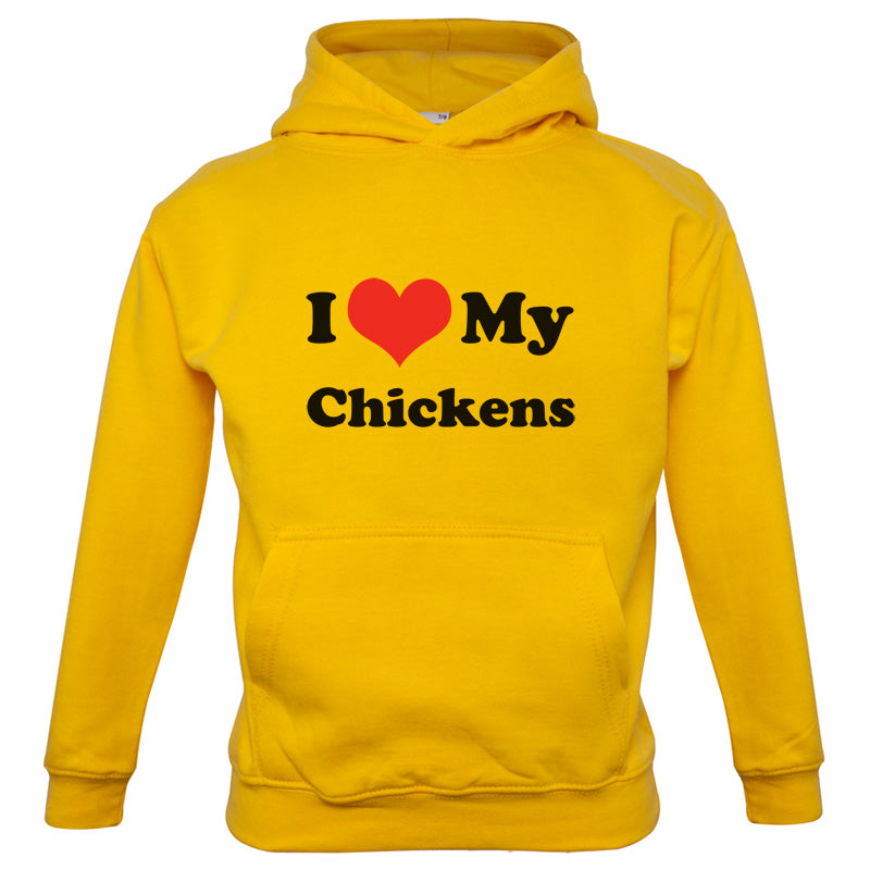 I Love My Chickens Kids T Shirt