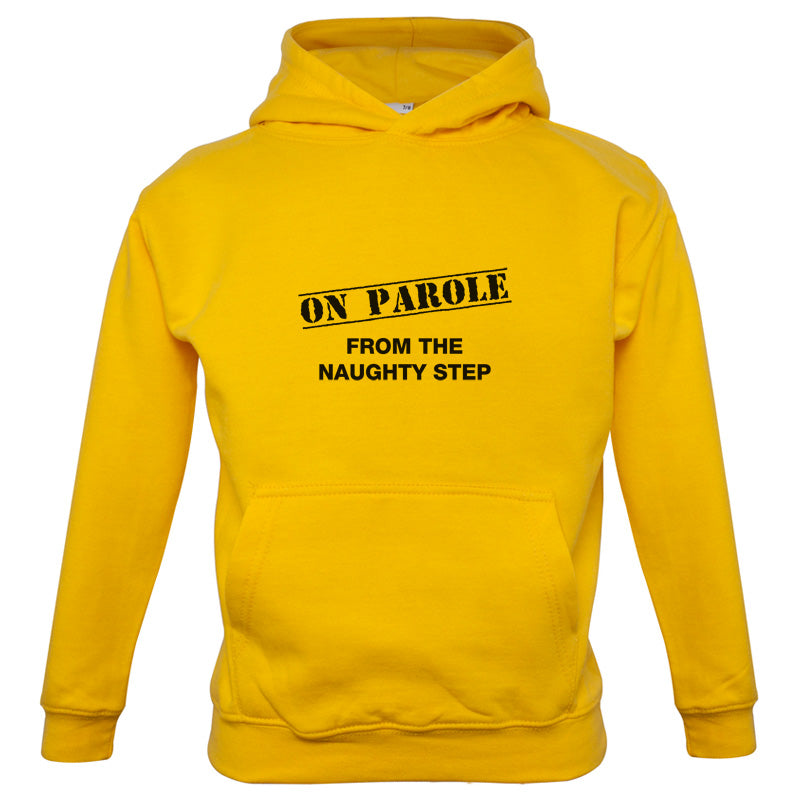 On Parole from the Naughty Step Kids T Shirt