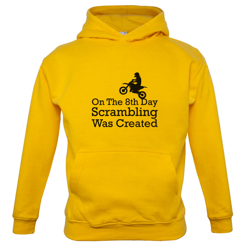 On The 8th Day Scrambling Was Created Kids T Shirt