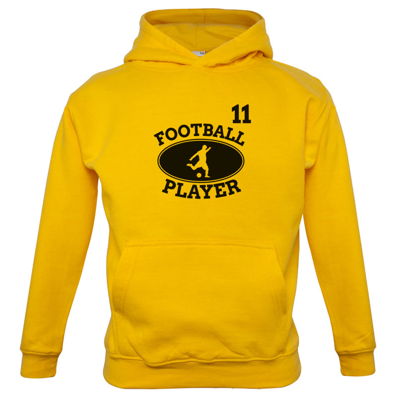 Football Player 11 Kids T Shirt