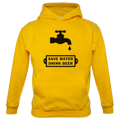 Save Water Drink Beer Kids T Shirt