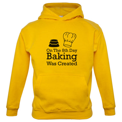 On The 8th Day Baking Was Created Kids T Shirt