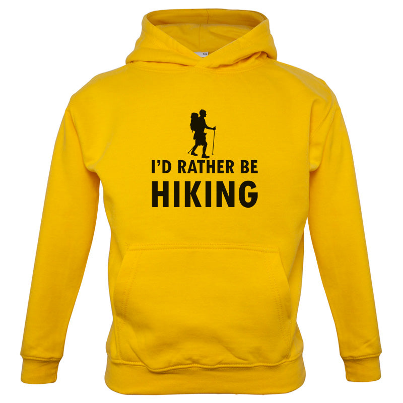 I'd Rather Be Hiking Kids T Shirt