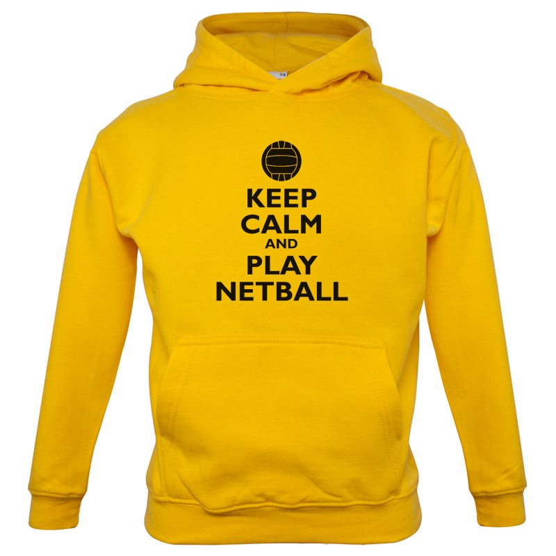 Keep Calm and Play Netball Kids T Shirt