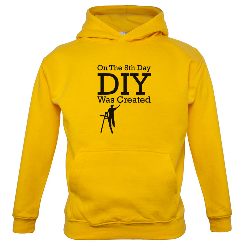 On The 8th Day DIY Was Created Kids T Shirt