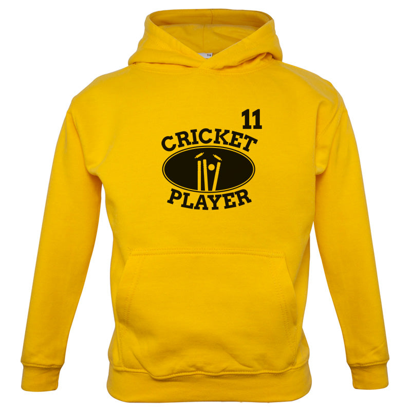 Cricket Player 11 Kids T Shirt