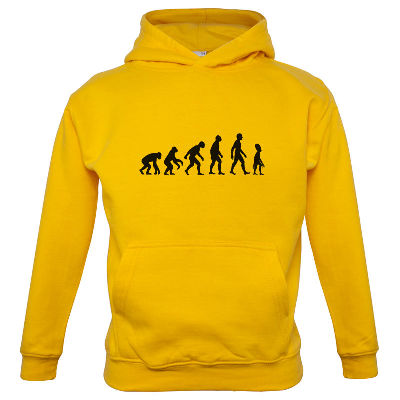 Evolution of Man Alien Kids T Shirt