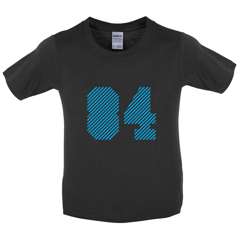 84 Electric Pin Stripe Kids T Shirt