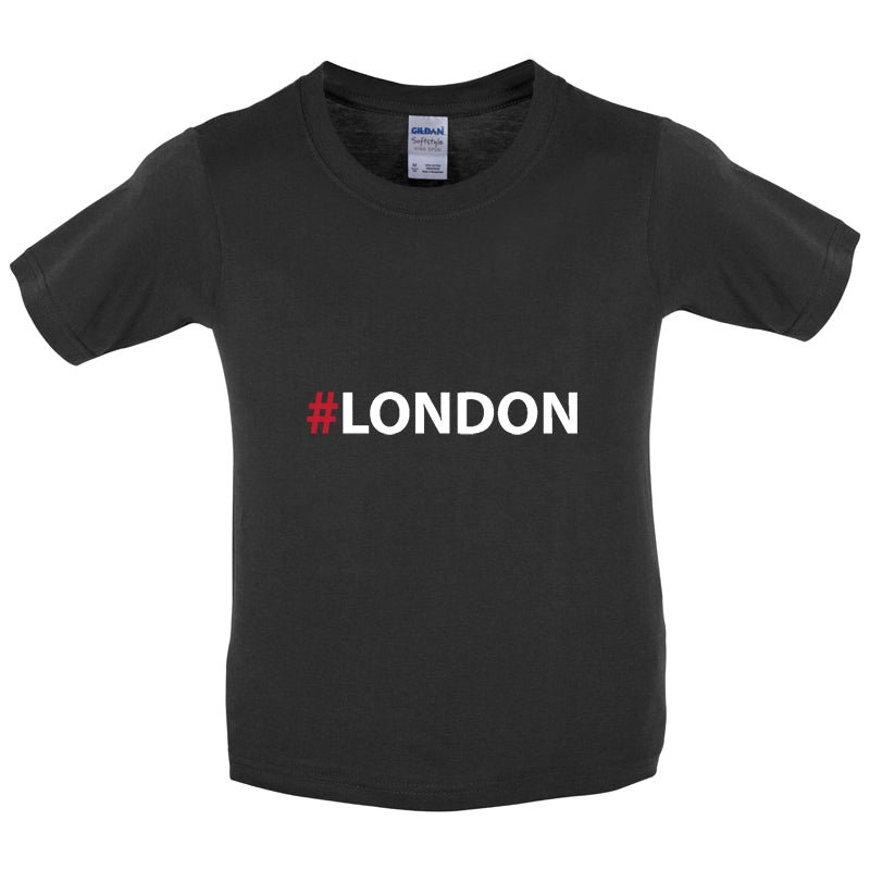 Hashtag London Kids T Shirt