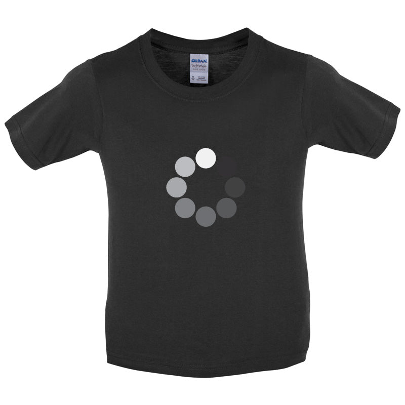 Loading Screen Buffering Circles Kids T Shirt