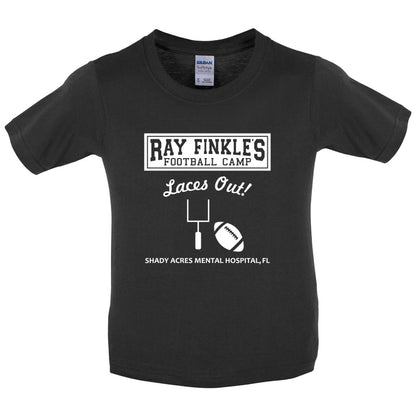 Ray Finkle's Football Camp Laces Out Kids T Shirt