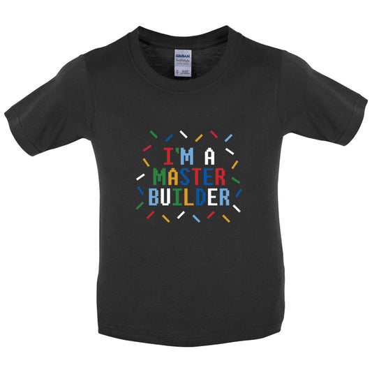 Master Builder Colour Kids T Shirt