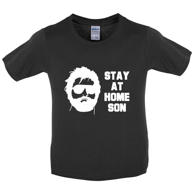 Stay at home Son Kids T Shirt