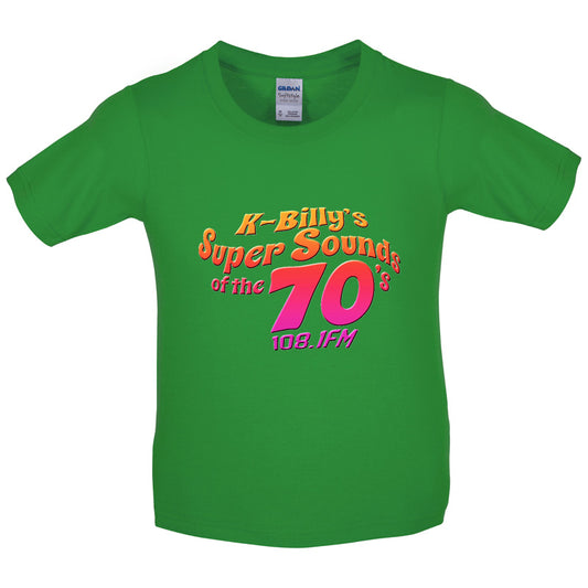 K-Billy's Super Sounds Of The 70's Kids T Shirt