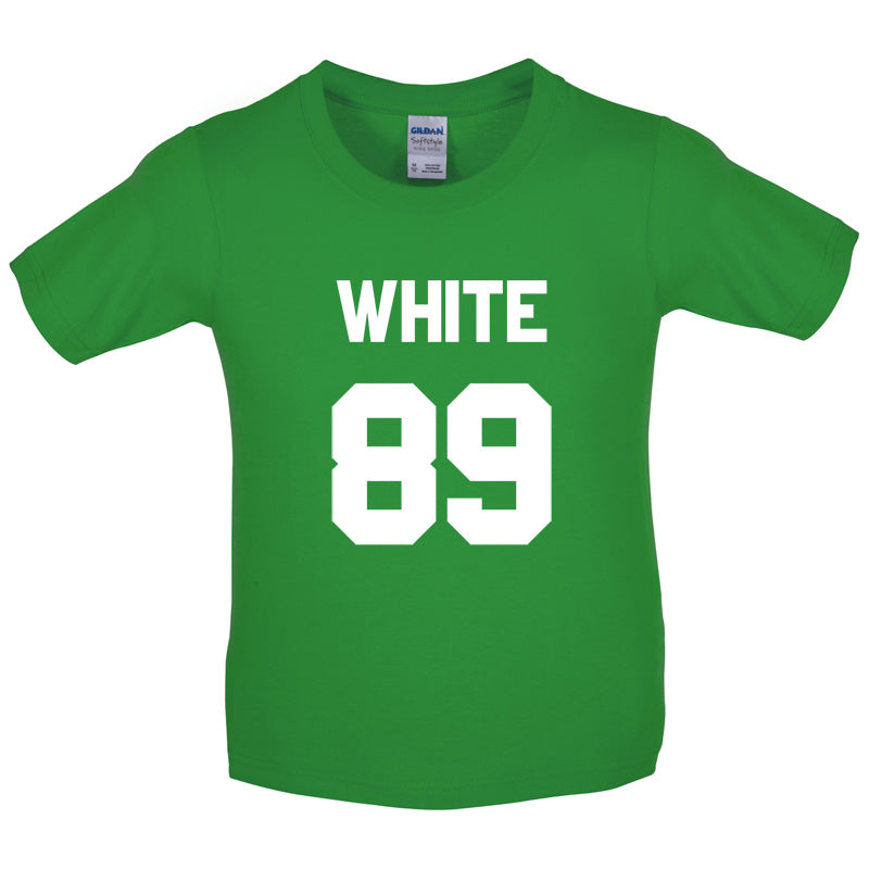 White 89 Kids T Shirt