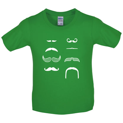 Moustache Kids T Shirt