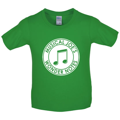 Musical Joe's Wonder Notes Kids T Shirt