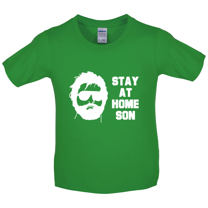 Stay at home Son Kids T Shirt