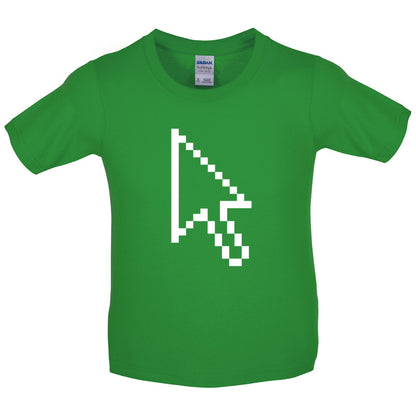 Mouse Pointer (Pixel) Kids T Shirt