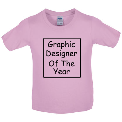 Graphic Designer of the Year Kids T Shirt