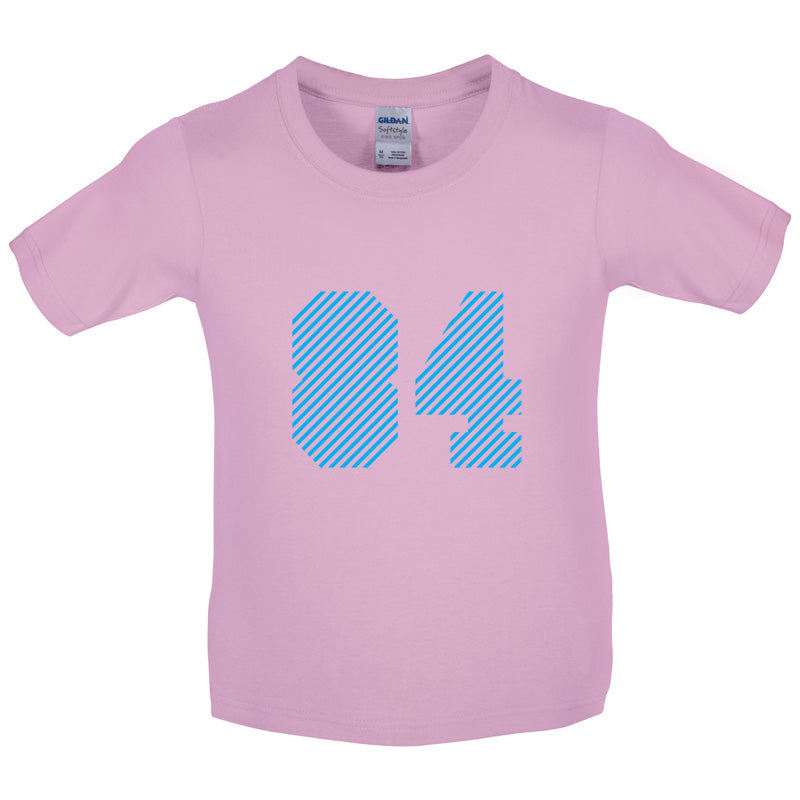 84 Electric Pin Stripe Kids T Shirt