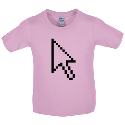 Mouse Pointer (Pixel) Kids T Shirt