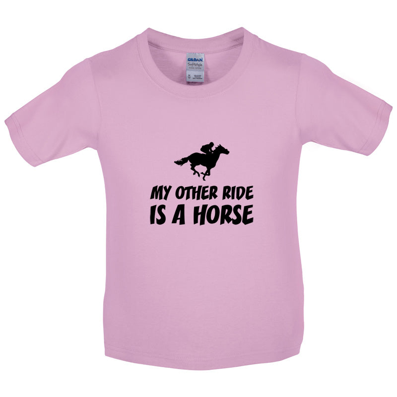 My Other Ride Is A Horse Kids T Shirt