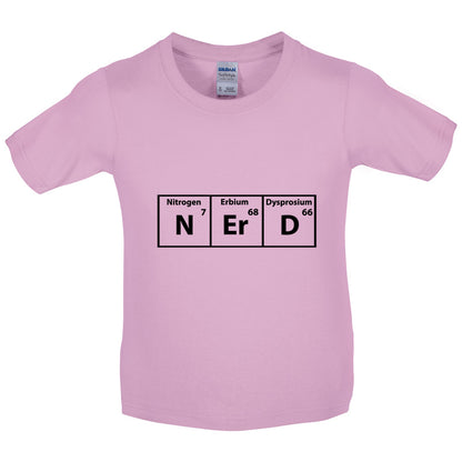 Nerd Periodic Table Kids T Shirt