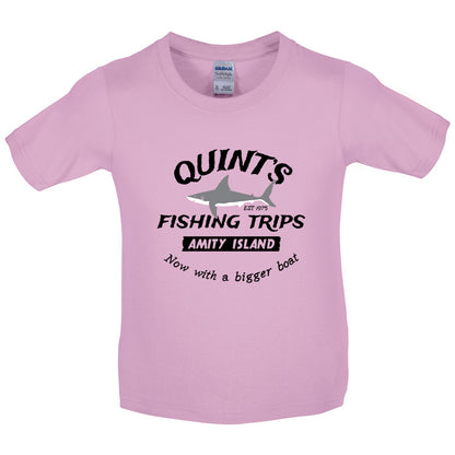 Quints Fishing Trips Kids T Shirt