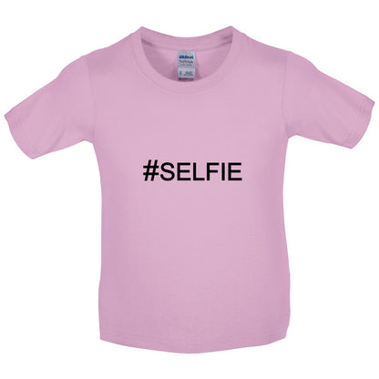 #SELFIE (Hashtag) Kids T Shirt