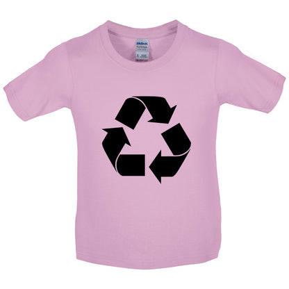 Recycling Symbol Kids T Shirt