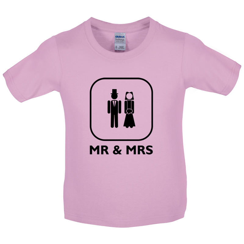 Mr And Mrs Kids T Shirt