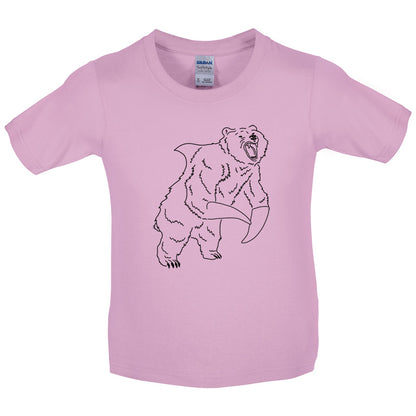 Bear Shark Kids T Shirt