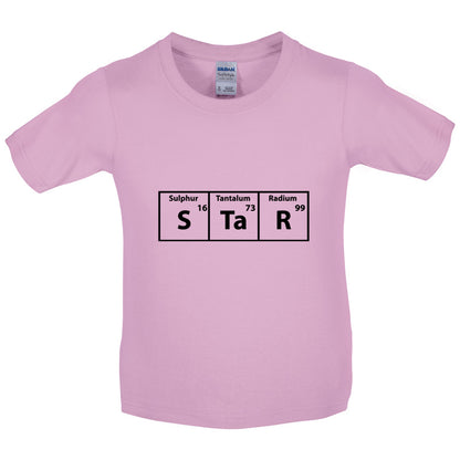 Star (Periodic Table) Kids T Shirt