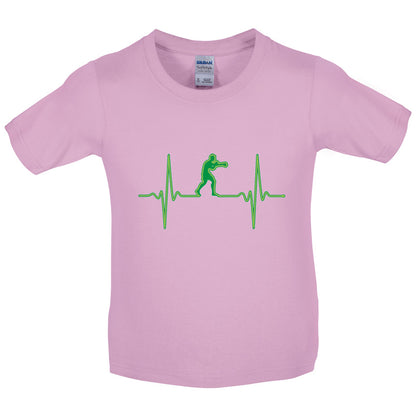 Heartbeat Boxing Kids T Shirt