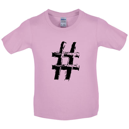 Hashtag Kids T Shirt